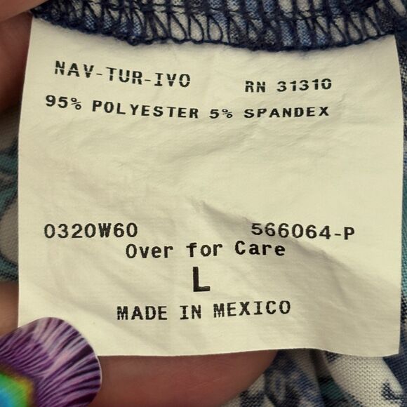 AGB Sleeveless Floral Sweetheart Neck Chocker Keyhole Back Shift Dress L #BD - Picture 8 of 9